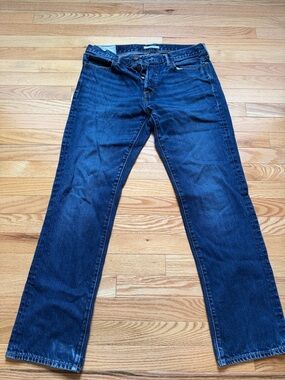 Abercrombie & Fitch Men's Blue Bootcut Jeans